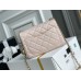 Chanel 22C Classic Flap bag Mini 18 Gold Ball Pink Gold Hardware Lambskin Hass Factory leather 13x18x7cm