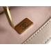 Chanel 22C Classic Flap bag Mini 18 Gold Ball Pink Gold Hardware Lambskin Hass Factory leather 13x18x7cm