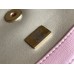 Chanel 22C Classic Flap bag Mini 20 Gold Ball Deep Pink Gold Hardware Lambskin Hass Factory leather 13x20x7cm