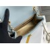 Chanel 22C Classic Flap bag Mini 18 Gold Ball Light Blue Gold Hardware Lambskin Hass Factory leather 13x18x7cm