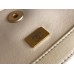 Chanel 22C Classic Flap bag Mini 20 Gold Ball Apricot Gold Hardware Lambskin Hass Factory leather 13x20x7cm