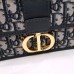 Dior 30 Montaigne East-West Small 21.5 Classic Oblique Leather Patch Removable Chain Shoulder Strap Model: 9011S Size: 21.5 x 12 x 6 cm