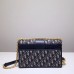 Dior 30 Montaigne Montaigne Chain Bag Medium Classic Blue Oblique Model 9011 Size 25x16.5x8cm