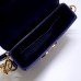 Dior 30 Montaigne MiniBox 17.5cm Black Clasp Black Matte Palm Grain Calfskin Model: 9008S Size: 17.5 x 11.5 x 5 cm