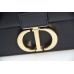 Dior 30 Montaigne Montaigne Chain Bag Medium 25  Full Leather Model 9011 Size 25x15x8cm