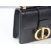 Dior 30 Montaigne Montaigne Chain Bag Medium 25  Full Leather Model 9011 Size 25x15x8cm