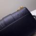 Dior 30 Montaigne Chain Bag, Medium 25, Black Grained Calfskin, Hardware: Black, Model 9011, Size: 25x15x8cm
