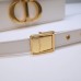 Dior 30 Montaigne Bag, Medium 24, White with Gold Hardware, Calfskin, Model 9006, Size: 24x17x8cm