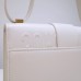 Dior 30 Montaigne Bag, Medium 24, White with Gold Hardware, Calfskin, Model 9006, Size: 24x17x8cm