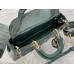 Lady Dior Dioramour Bag, paint leather, Medium 26, green with Gold Hardware, Size: 26x6x14cm