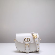 Dior Bobby Bag, White, Gold Hardware, Small 18, Model 2020, Size: 18x14x5cm