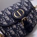 Dior Bobby Bag, Classic Blue Oblique, Small 18, Model 2020, Size: 18x14x5cm