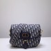 Dior Bobby Bag, Classic Blue Oblique, Medium 22, Model 2020, Size: 22x17x6cm