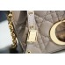 Dior Caro Chain Bag, Deep Pink, Gold Hardware, Calfskin, Small 20, Size: 20x12x7cm