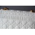 Dior Caro Chain Bag, White, Gold Hardware, Calfskin, Medium 25, Size: 25.5x15.5x8cm