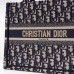 Dior Book Tote, Classic Blue Oblique Embroidery, Small 26, Size: 26.5x21x14cm