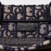 Dior Book Tote, Classic Blue Oblique Embroidery, Small 26, Size: 26.5x21x14cm