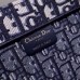 Dior Book Tote, Classic Blue Oblique Embroidery, Large 42, Size: 42x35x18cm