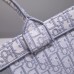 Dior Book Tote, Classic Grey Zoo Oblique Embroidery, Large 42, Size: 42x35x18cm