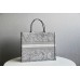 Dior Book Tote, Classic Zoo Oblique Embroidery, Large 42, Size: 42x35x18cm