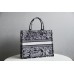 Dior Book Tote, Classic Zoo Oblique Embroidery, Large 42, Size: 42x35x18cm