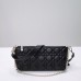 Dior 2023 New Bag,Black Lambskin, Chain Strap, Model 2306, Size: 27x12x5cm