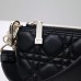 Dior 2023 New Bag,Black Lambskin, Chain Strap, Model 2306, Size: 27x12x5cm