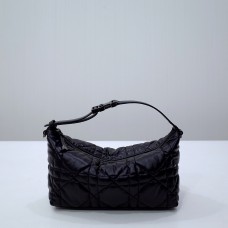 Dior Travel Nomad Clutch, Black Calfskin, Medium 22, Size: 22x13x9.5cm