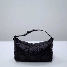 Dior Travel Nomad Clutch, Black Calfskin, Medium 22, Size: 22x13x9.5cm