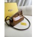 Fendi First 26 All Leather Brown 26cm