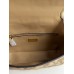 Fendi Baguette Medium 24 Chain Light Brown All Leather Gold Buckle 24x14.5x7cm 7001