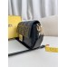 Fendi Baguette Medium 27 Chain Black All Leather Gold Hardware 27x15x6cm 211