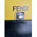 Fendi Baguette Medium 27 Chain Black All Leather Gold Hardware 27x15x6cm 211