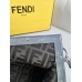 Fendi First 25 All Leather Embossed Black 25x18x9cm