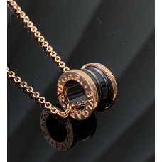 Bvlgari B.ZERO1 Necklace Black ceramic rose gold (Only 1 pcs of free zone each order)