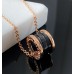 Bvlgari B.ZERO1 Necklace Black ceramic rose gold (Only 1 pcs of free zone each order)