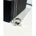 Bvlgari B.ZERO1 Necklace spring silver with side diamonds (Only 1 pcs of free zone each order)