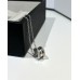 Bvlgari B.ZERO1 Necklace spring silver with side diamonds (Only 1 pcs of free zone each order)