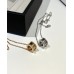 Bvlgari B.ZERO1 Necklace spring silver with side diamonds (Only 1 pcs of free zone each order)