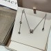 Bvlgari B.ZERO1 Necklace Silver slim waist full diamonds (Only 1 pcs of free zone each order)