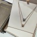 Bvlgari B.ZERO1 Necklace Silver slim waist full diamonds (Only 1 pcs of free zone each order)