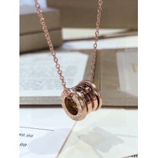 Bvlgari B.ZERO1 Necklace  spring rose gold (Only 1 pcs of free zone each order)
