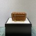 Gucci GG Marmont Mini, 16.5, Brown, Gold Hardware, Size: 16.5x10x5cm, Model: 476433