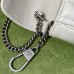 Gucci GG Marmont Geometric Mini, 16.5, White, Silver Hardware, Size: 16.5x10x5cm, Model: 476433