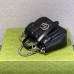 Gucci GG Marmont Geometric Small, 21, Black, Silver Hardware, Size: 21x15.5x8cm, Model: 583571
