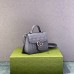 Gucci GG Marmont Geometric Small, 21, Grey, Silver Hardware, Size: 21x15.5x8cm, Model: 583571