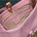 Gucci Jackie 1961, Full Leather, Imported Italian Leather, Small 27.5cm, Pink, Gold Hardware, Size: 27.5x19x4cm, Model: 636706