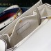 Gucci Bamboo 1947, Small 21cm, White, Gold Hardware, Size: 21x15x7cm, Model: 675797