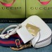 Gucci Bamboo 1947, Small 21cm, White, Gold Hardware, Size: 21x15x7cm, Model: 675797