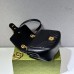 Gucci GG Marmont 18cm, Square, Black, Gold Hardware, Size: 18x13.5x8cm, Model: 739682